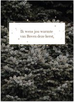 Christelijke Kerstkaart - Ik Wens Jou Warmte Van Boven - DagelijkseBroodkruimels
