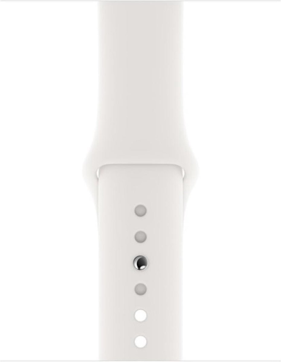 Apple Watch Series 5 GPS + Cell 44mm Silver Alu Case White Band | bol.com