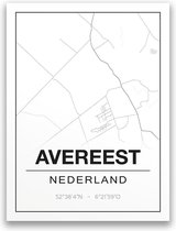 Poster/plattegrond AVEREEST - 30x40cm