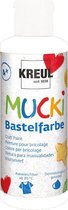 MUCKI Witte Knutselverf - 80ml - Dermatologisch getest, parabenenvrij, glutenvrij, lactosevrij, veganistisch