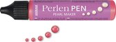 Javana Red Pearl Effect Pen 29 ml - Pour les textiles et autres surfaces