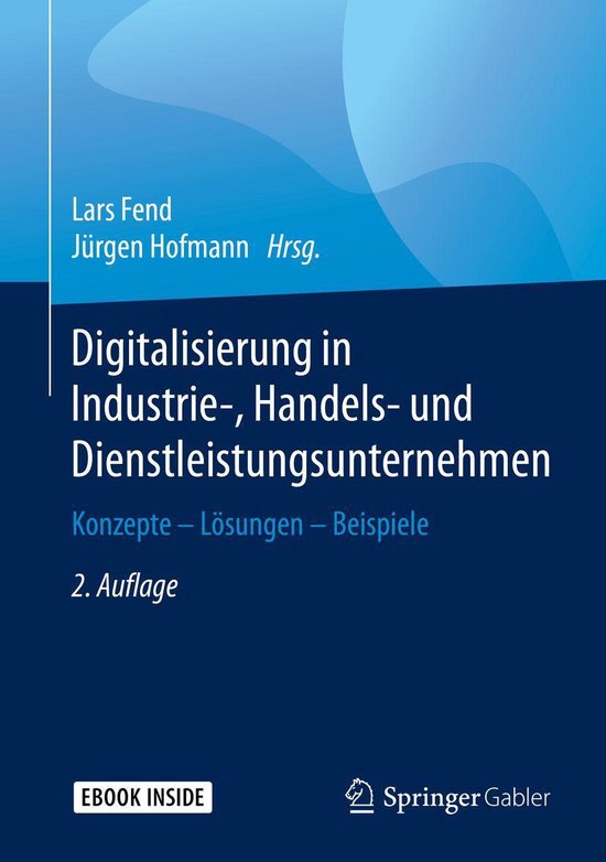 Digitalisierung in Industrie-, Handels- und Dienstleistungsu ... - cover