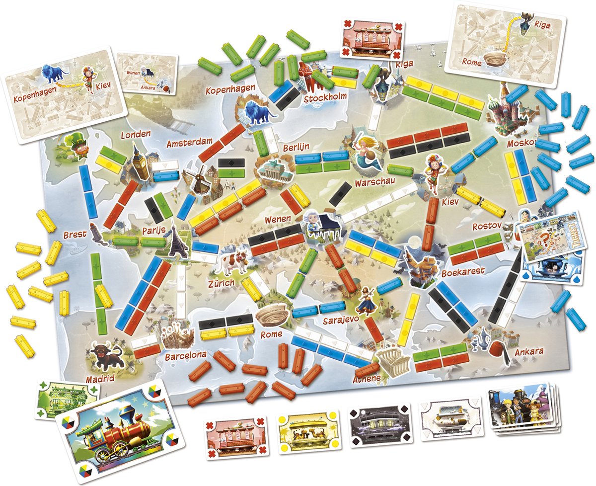 Days of Wonder - Ticket to Ride Mijn Eerste Reis - Bordspel Junior — afbeelding 6