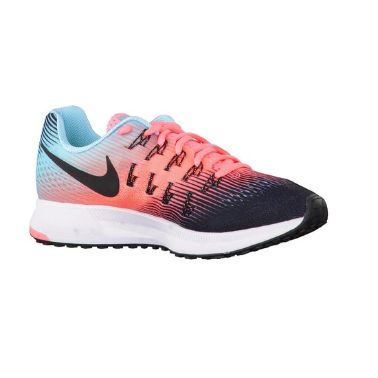 Nike 33 Hardloopschoenen - Maat 39 - Vrouwen - zwart/roze/blauw | bol.com