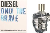 MULTI BUNDEL 2 stuks ONLY THE BRAVE eau de toilette spray 75 ml