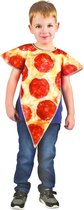 LUCIDA - Pizza punt kostuum voor kinderen - XS 92/104 (3-4 jaar)