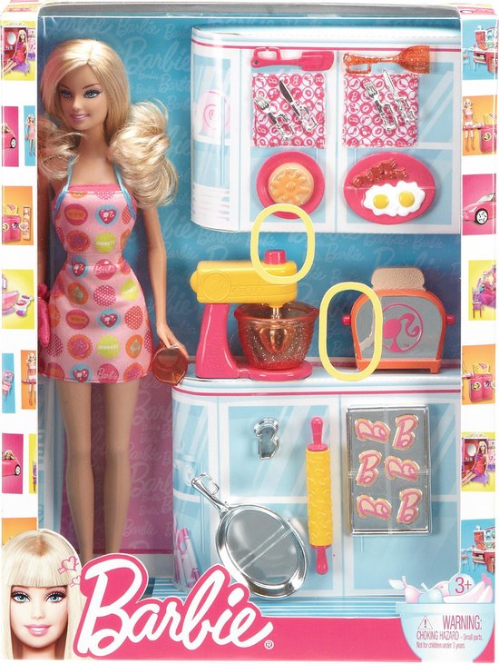 Stof Kinderpaleis Lezen Barbie Keuken Accessoires Set | bol.com