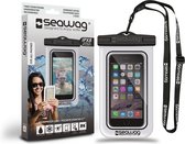 Seawag Waterdichte Smartphone Hoes - Zwart Wit - 5,7" Universeel hoesje - IPX8; 25 Meter diepte - Touchscreen blijft werken