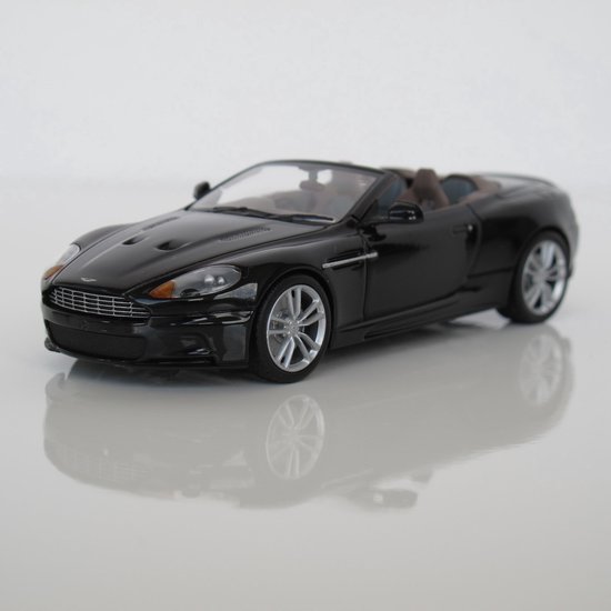 1/43 2010 Aston Martin DBS Volante 黒 Minichamps 1:43 Aston Martin DBS Volante - 2010, Storm Zwart