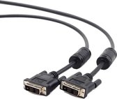 Gembird DVI-D/DVI-D M/M 4.5m DVI kabel 4,5 m Zwart