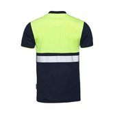 Santino Hivis t-shirt Hannover - 120149 - navy  / fluor geel - maat 5XL