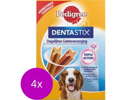 Pedigree Dentastix - Hondensnacks - 4 x Dental 28 stuks Medium