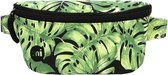 Mi-Pac  Tropical Leaf Bum Bag - Black