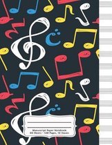 Manuscript Paper Notebook