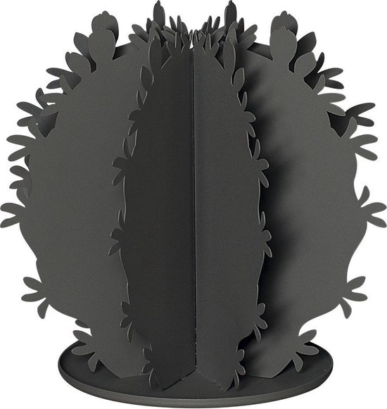 Arti & Mestieri metaal Bolcactus - decoratie - grijs - 32cm rond