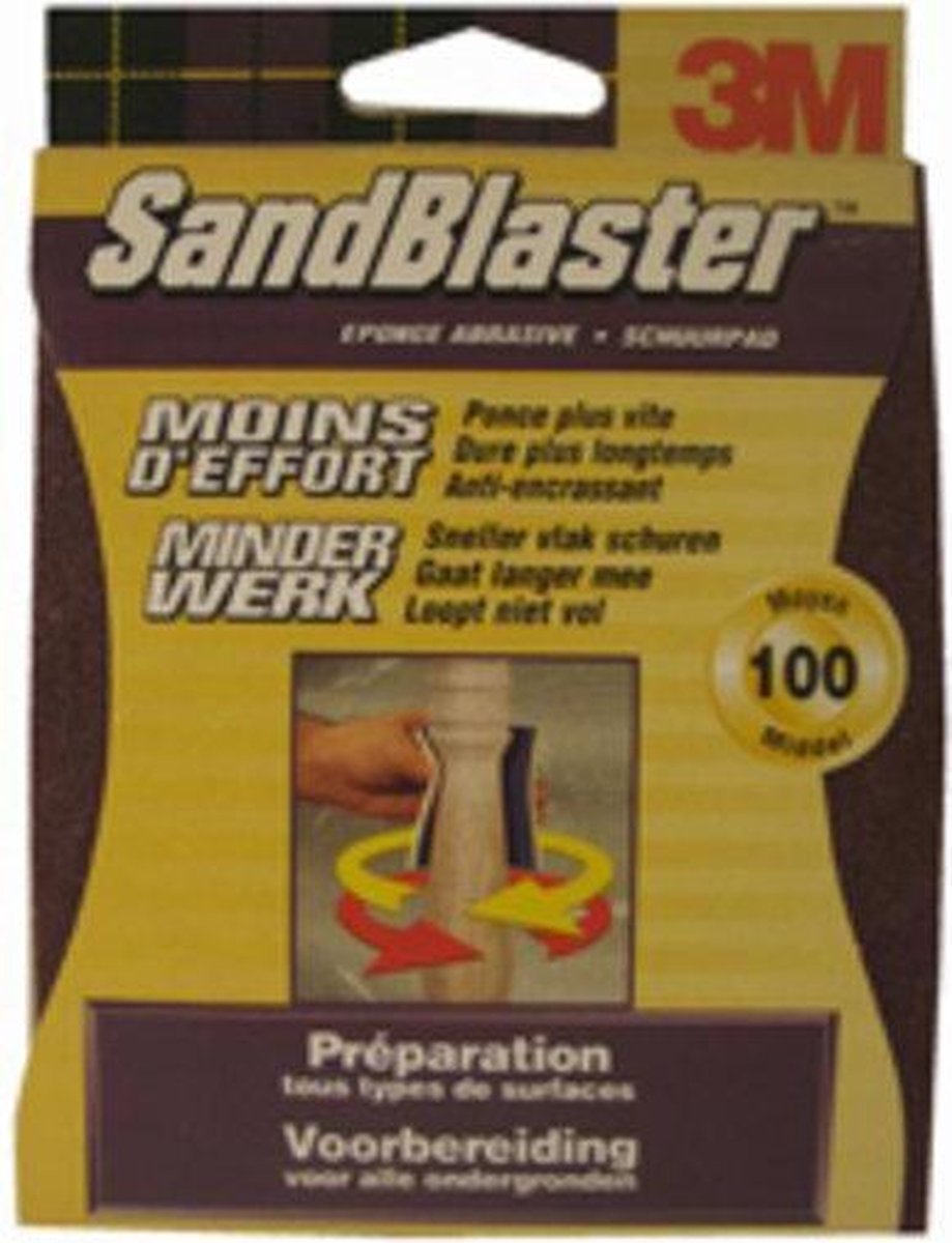 3M Sandblaster Schuurpad 62018 - Paars | bol.com