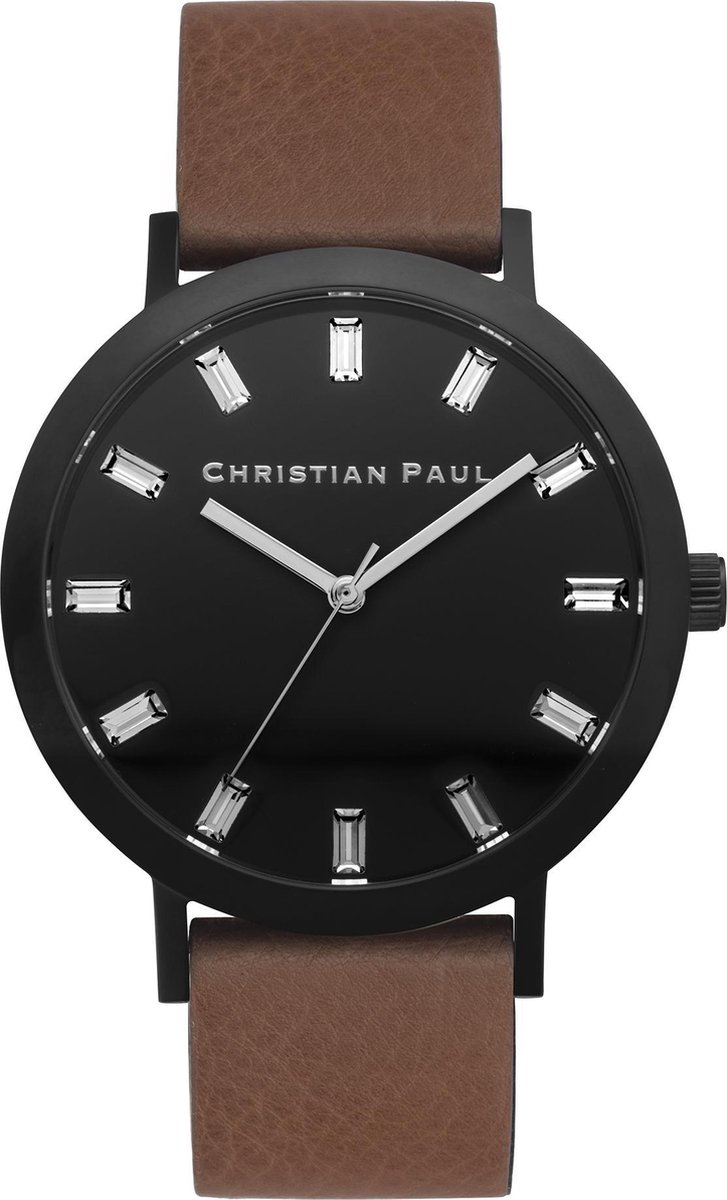 Christian Paul - Bridport Luxe 43 MM - Black / Brown