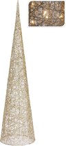 NoName Glitter katoen piramide 30 led lampjes 90cm