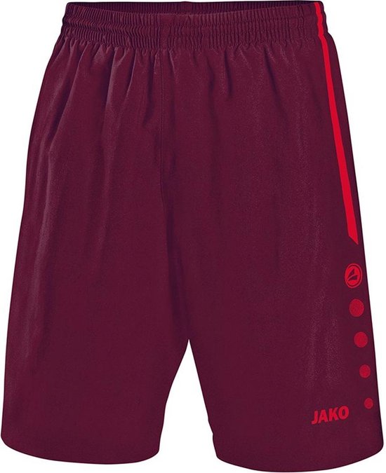 Jako - Shorts Turin - Korte broek Rood - XL - bordeaux/rood
