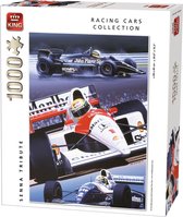 King Puzzel 1000 Stukjes (68 x 49 cm) - Senna Tribute - Legpuzzel - Raceauto's