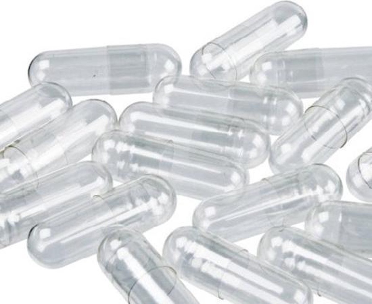 Lege Capsules leeg 100 stuks maat 2 Gelatine Maak je eigen health pillen Medicatie doseren Su