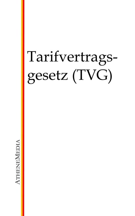 Tarifvertragsgesetz (TVG) - cover
