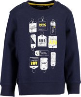 Blue Seven Jongens Sweater - donkerblauw - Maat 110