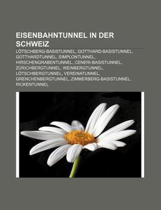 Eisenbahntunnel in der Schweiz - cover