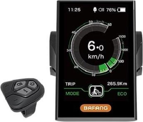 Écran Bafang Hmi Dp-c18 Pour Gazelle Noir