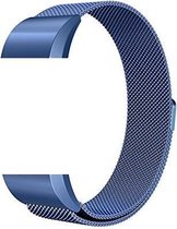 Adge® Milanees bandje - Fitbit Charge 2 - Blauw