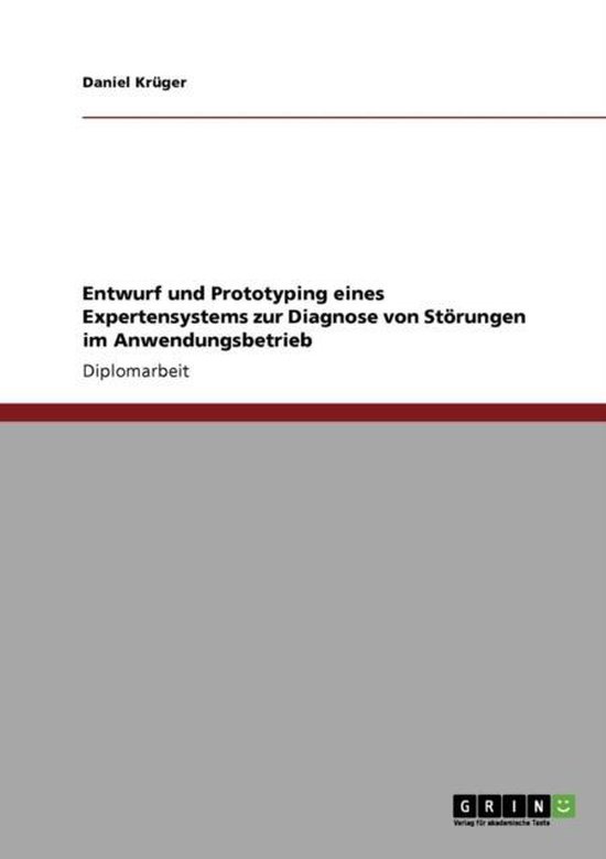 Entwurf und Prototyping eines Expertensystems zur Diagnose v ... - cover