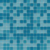 Mozaiek glas a31/32/33 lichtblauw 2,0x2,0x0,4 zwembad