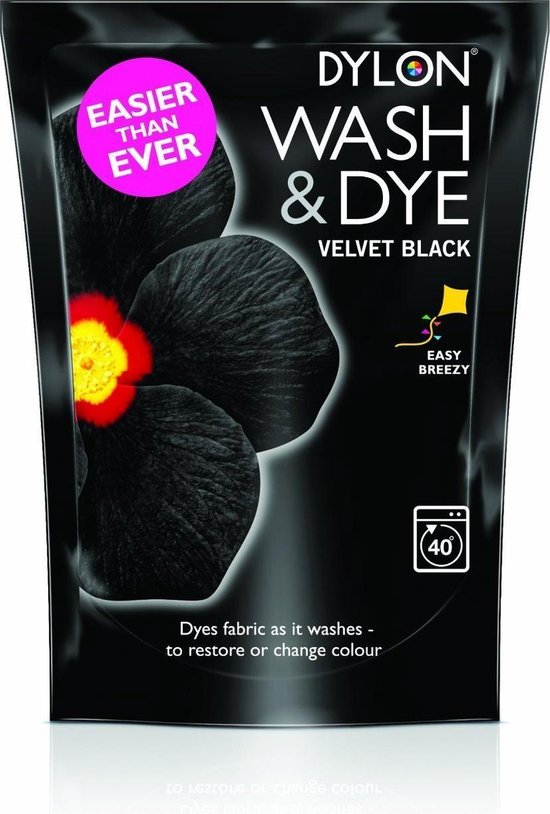 Dylon washing machine fabric paint black