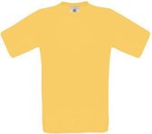 B&C Exact 150 Heren T-shirt Gold Maat XXL (onbedrukt - 5 stuks)