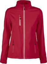 Printer Softshell Jas Vert Lady 2261050 Rood - Maat XXL