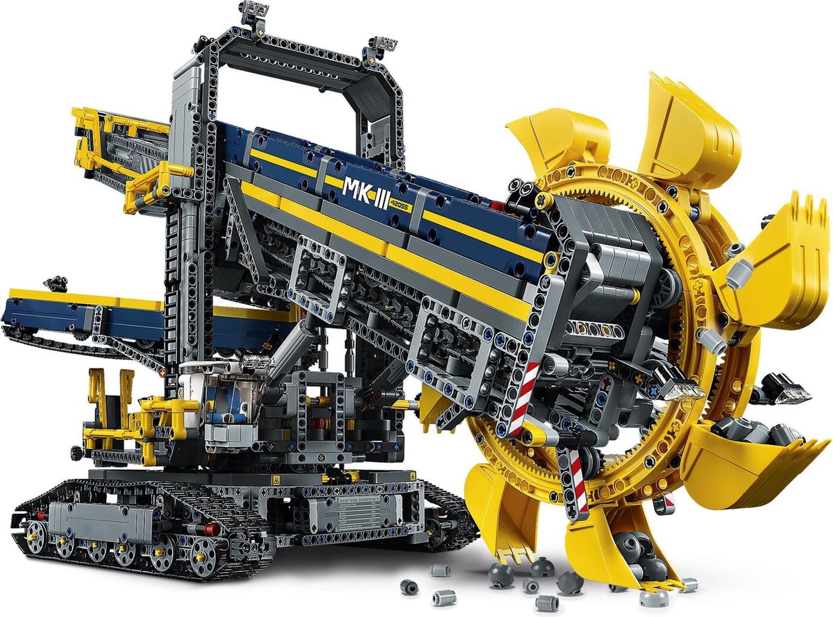Generator biologisch Voetzool LEGO Technic Emmerwiel Graafmachine - 42055 | bol.com