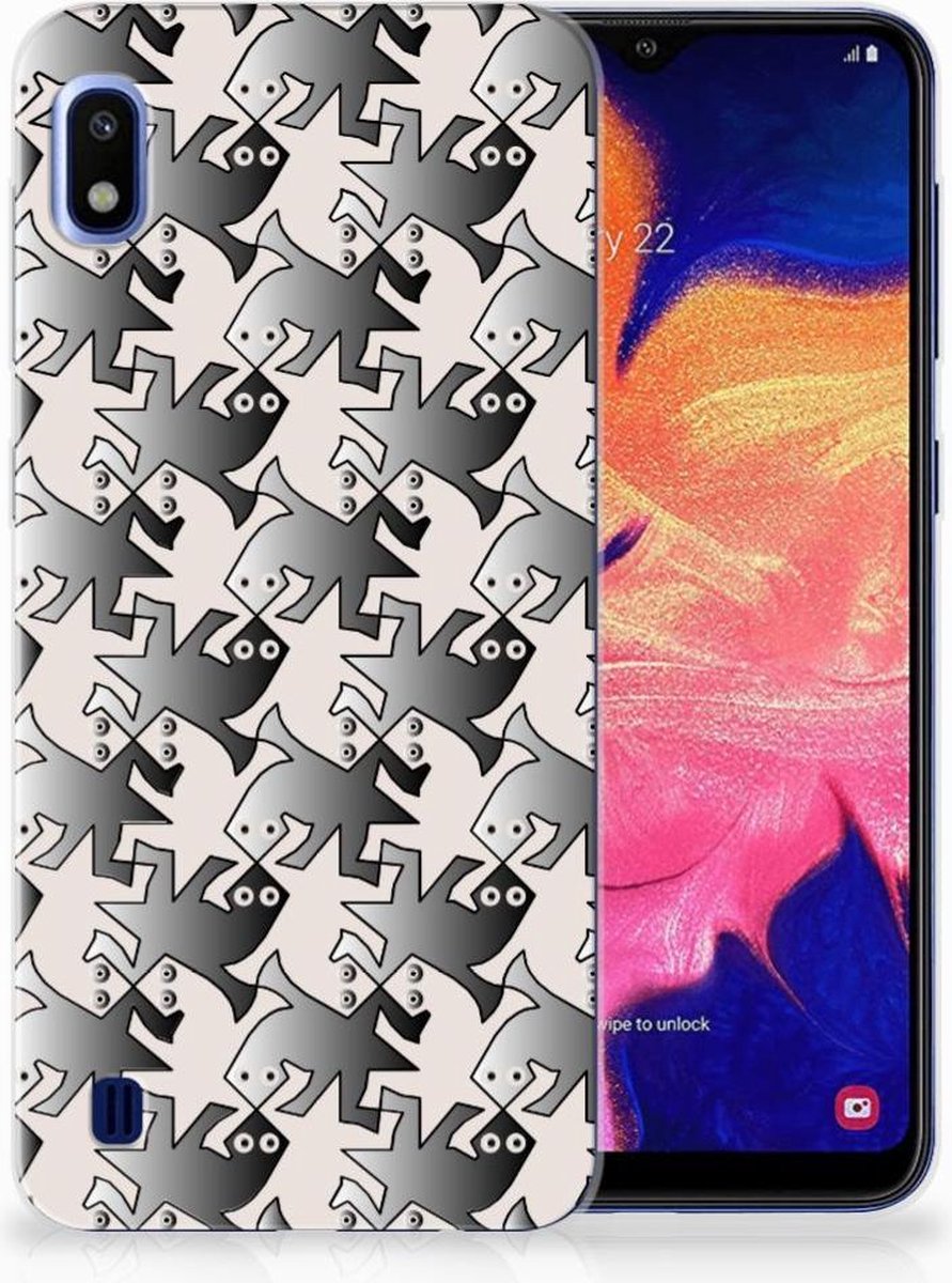 Samsung Galaxy A10 TPU Hoesje Salamander Grey
