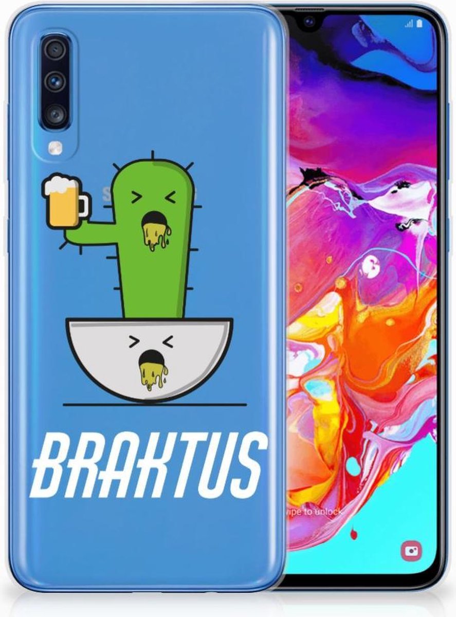Samsung Galaxy A70 Telefoonhoesje met Naam Braktus