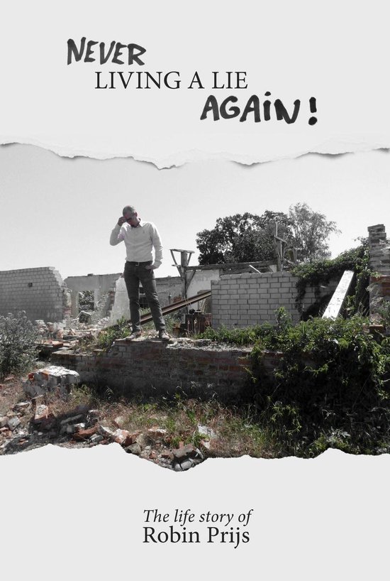 Never living a lie again - cover