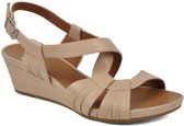 Clarks Dames Sandalen - Beige - Maat 41