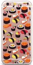 iPhone X / XS - hoes, cover, case - TPU - Transparant - Sushi