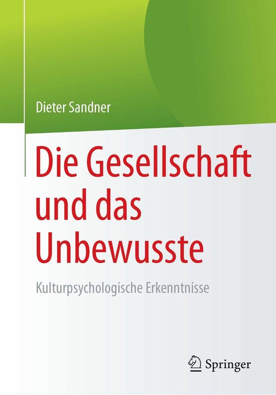 Psychology (German Language) - Die Gesellschaft und das Unbe ... - cover