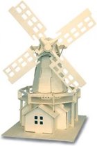 Bouwpakket 3D Puzzel Molen- hout