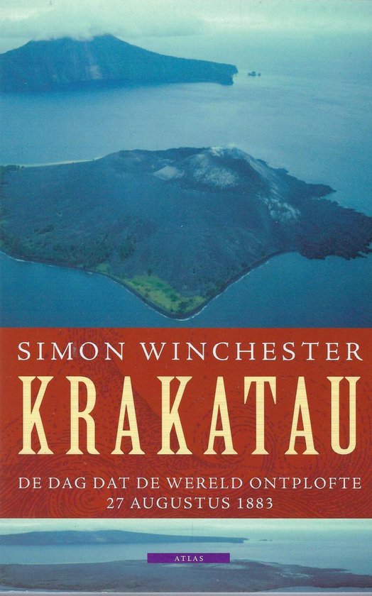 Boek "Krakatau" door Simon Winchester, over de explosie van de vulkaan op 27 augustus 1883.