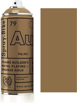 Spray.Bike Brons Gouden Fietsframe Spuitverf - Frame Builder's Metal Plating - Bronze Gold - 400ml Spuitbus