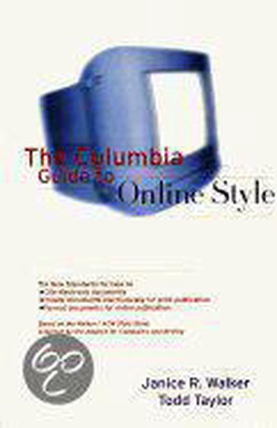 The Columbia Guide to Online Style - cover