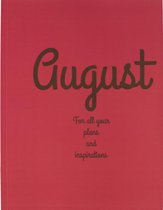 Dagboek Persoonlijk Notitieboek Cadeau Softcover Happybook  - Augustus - Gelijnd