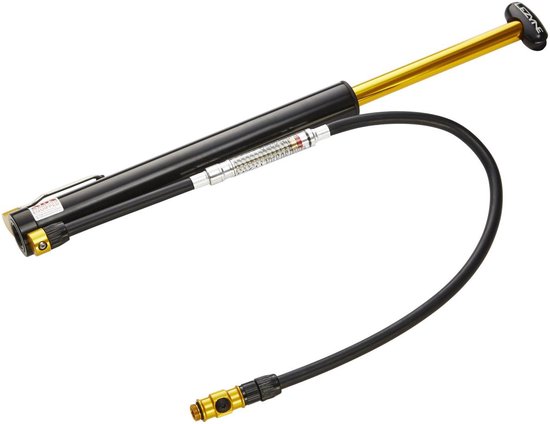 Lezyne Micro Floor Drive HVG - Fietspomp - Combi vloer- en een handpomp - Analoge drukmeter - Tot 6.2 bar - Presta en Schrader ventielen - Aluminium - Zwart van Lezyne — afbeelding 4