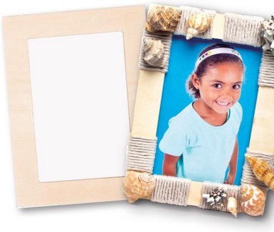 Houten fotolijstjes - maak je eigen - creatieve knutselmateriaal voor  kinderen en... | bol.com