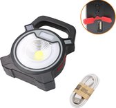 Krachtige COB draagbare LED Werklamp 20W 1200 Lumen met USB Werklamp